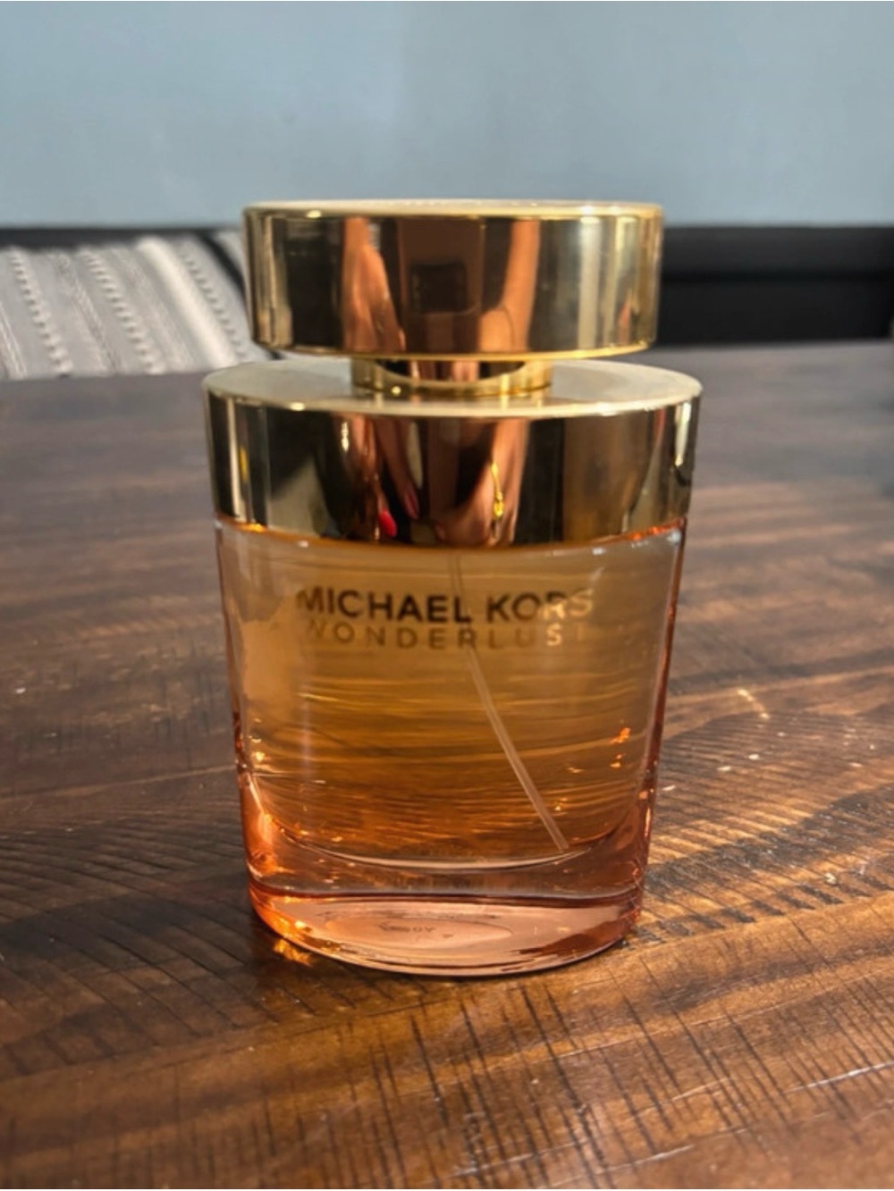 Michael Kors Amber and Gold Decorative Perfume Bottle